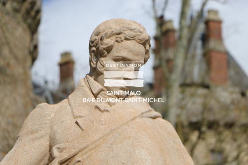 Statue de F-R de Chateaubriand - Combourg ©SMBMSM (4).JPG